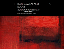 Tablet Screenshot of bloodsweatandbooks.com